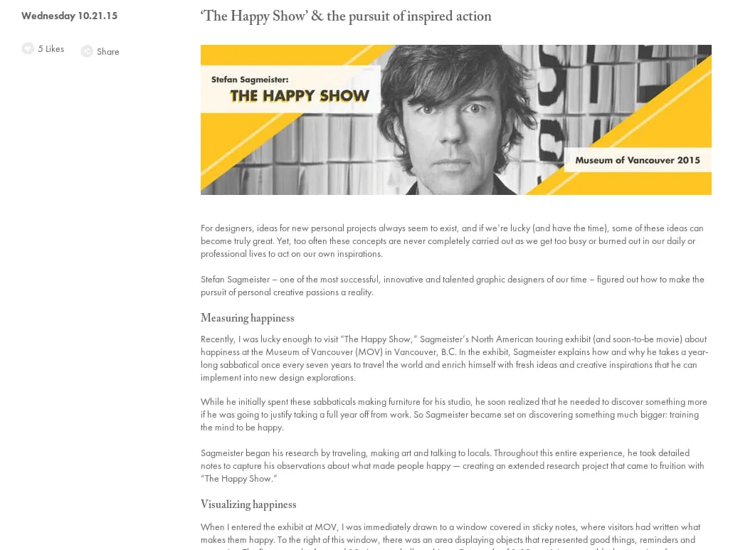 Hailey Coral - ‘The Happy Show’ & the pursuit of inspired action Hailey Coral - ‘The Happy Show’ & the pursuit of inspired action