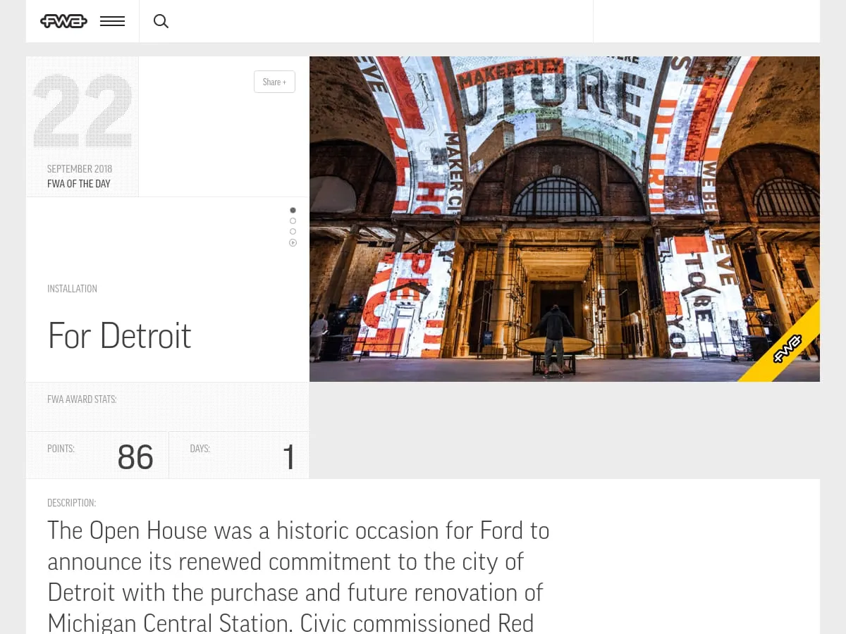 The FWA - For Detroit - The FWA The FWA - For Detroit - The FWA
