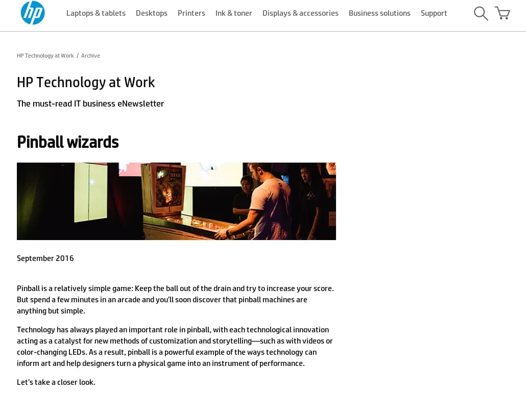 Pinball wizards Pinball wizards