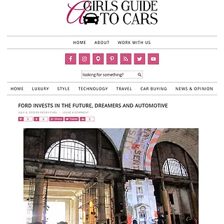 A Girls Guide to Cars - Ford Invests in Dreamers and the Future of Automotive