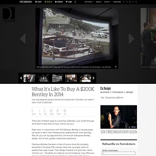 fastcodesign.com - What its like to buy a 200k Bentley in 2014