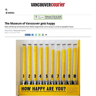 Vancouver Courier - The Museum of Vancouver gets happy Vancouver Courier - The Museum of Vancouver gets happy
