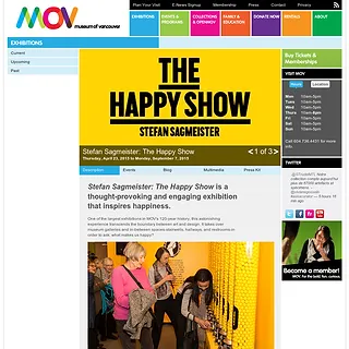 Museum of Vancouver - Stefan Sagmeister: The Happy Show | Museum of Vancouver Museum of Vancouver - Stefan Sagmeister: The Happy Show | Museum of Vancouver