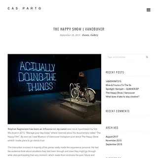 Cas Parto - The Happy Show | Vancouver Cas Parto - The Happy Show | Vancouver