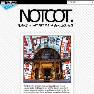 NOTCOT.ORG - "For Detroit" Is An Interactive Art Installation And Interior Experience By Red Paper Heart For The Open House, Ford Mot... - #63371 - NOTCOT.ORG