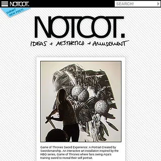 NOTCOT.ORG - Game Of Thrones Sword Experience: A Portrait Created By Swordsmanship - #60035
