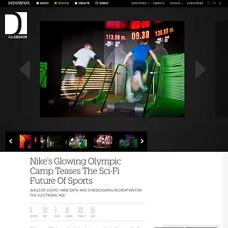 Fast Company - Co.Design - Nike’s Glowing Olympic Camp Teases The Sci-Fi Future Of Sports Fast Company - Co.Design - Nike’s Glowing Olympic Camp Teases The Sci-Fi Future Of Sports