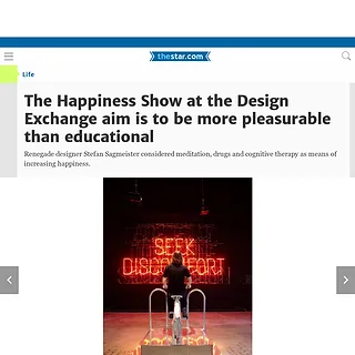 thestar.com - The Happiness Show at the Design Exchange aim is to be more pleasurable than educational thestar.com - The Happiness Show at the Design Exchange aim is to be more pleasurable than educational