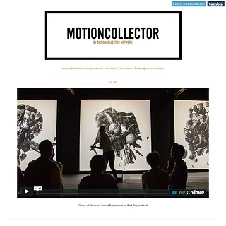 Designcollector - Motioncollector - Game of Thrones / Sword Experience by Red Paper Heart