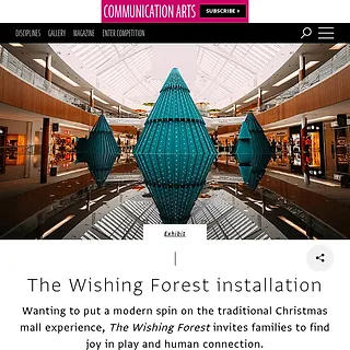 Communication Arts - The Wishing Forest installation | Communication Arts