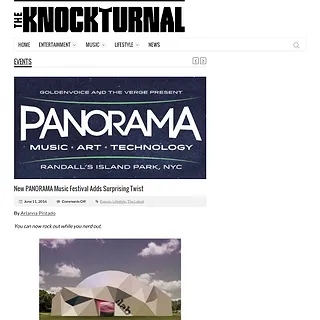 The Knockturnal - New PANORAMA Music Festival Adds Surprising Twist