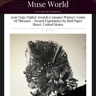 Muse World - Canopus Winner: Game Of Thrones - Sword Experience by Red Paper Heart