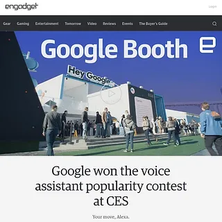 Engadget - Google won the voice assistant popularity contest at CES