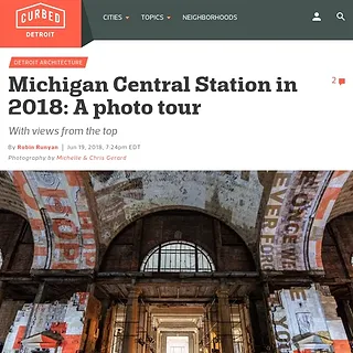 Curbed Detroit - Michigan Central Station in 2018: A photo tour