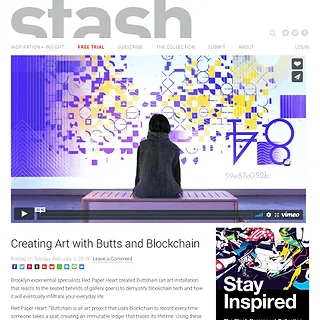 STASH - Creating Art with Butts and Blockchain